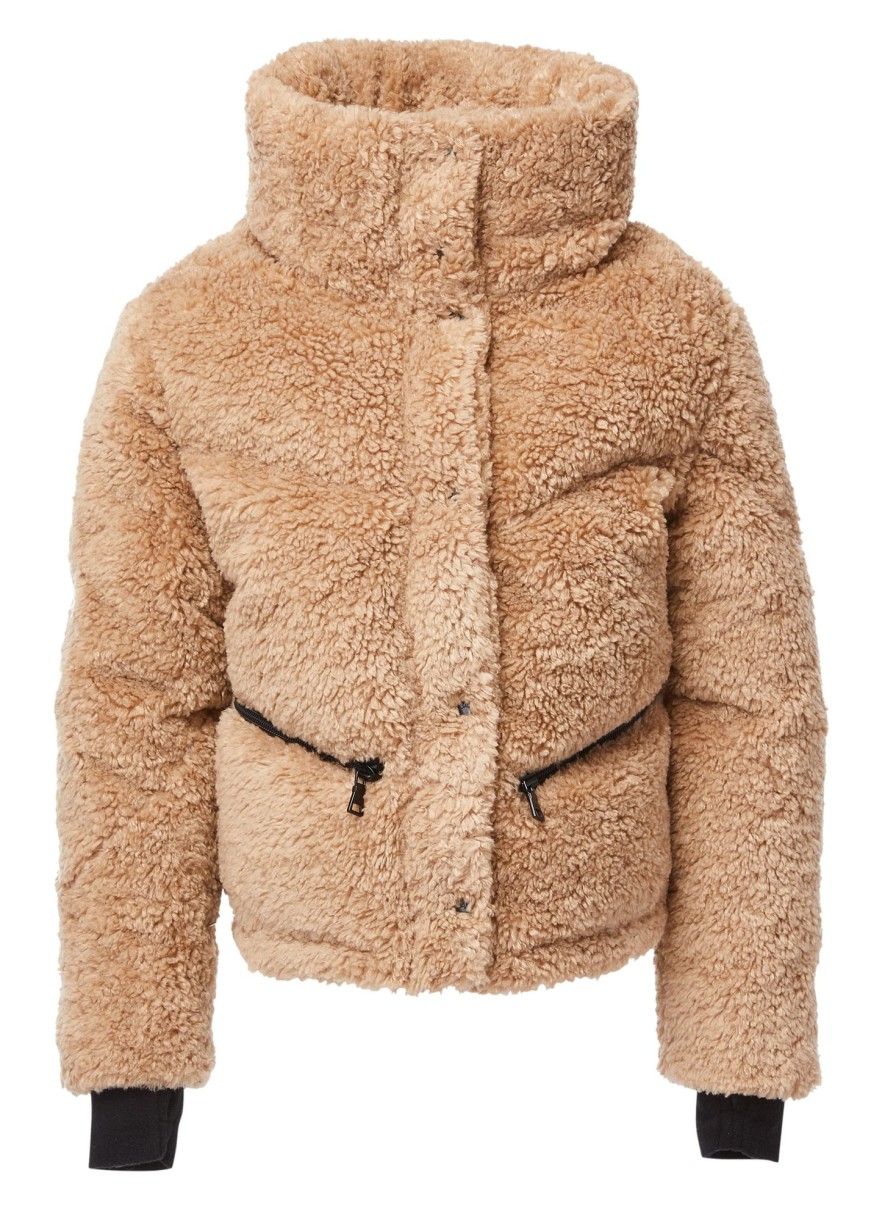 SAM Girls Sherpa Athlete Camel Best