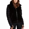 SAM Carson Black Sherpa/Matte Black Sleeves New