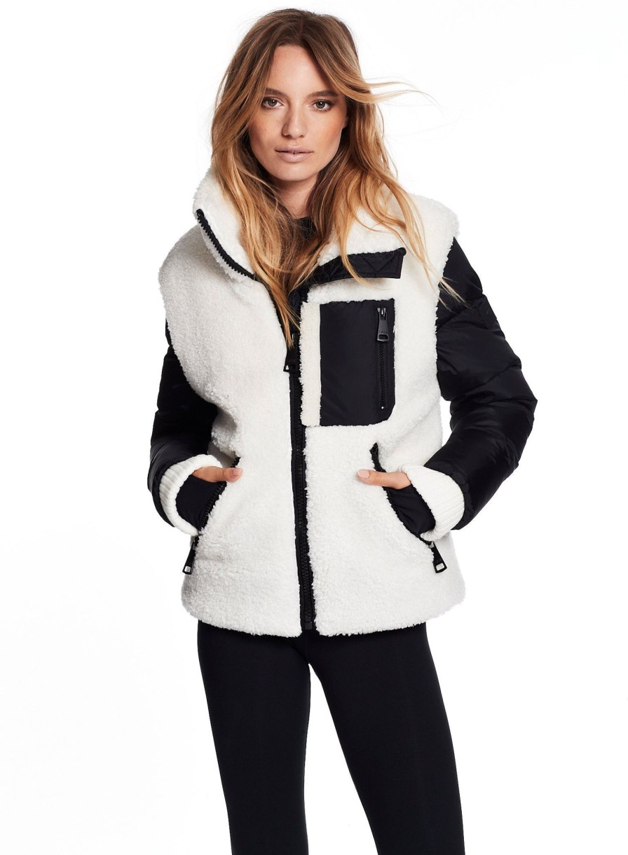 SAM Wylie Black/White Sherpa Clearance