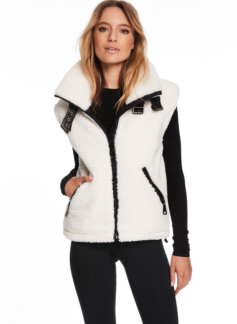 SAM Sherpa Vest White Best