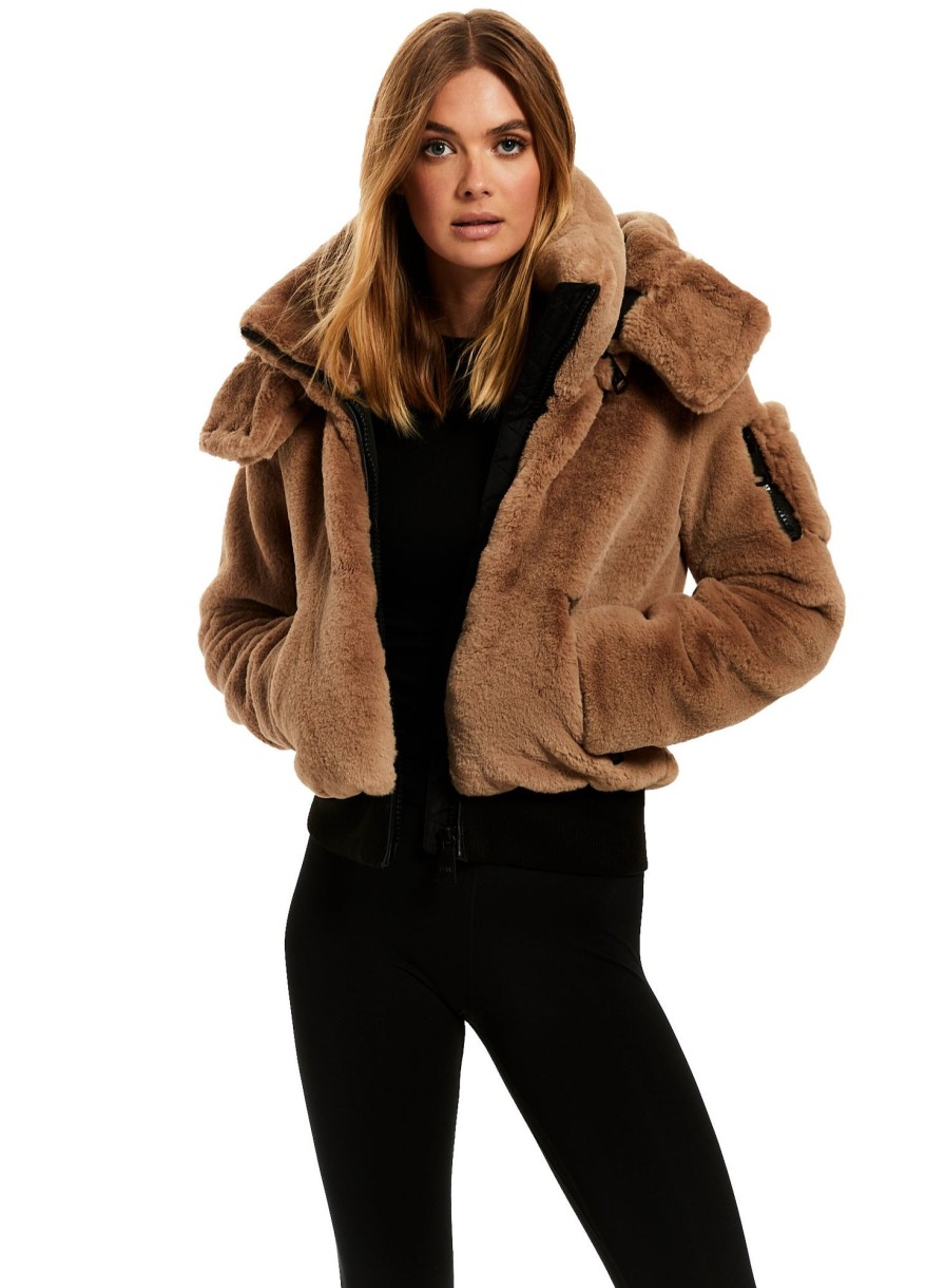 SAM Faux Fur Nala Camel Best