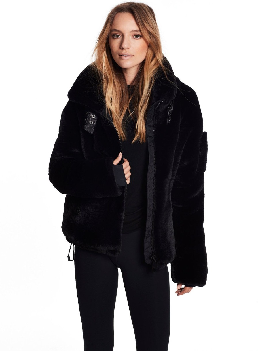 SAM Faux Fur Denver Black New