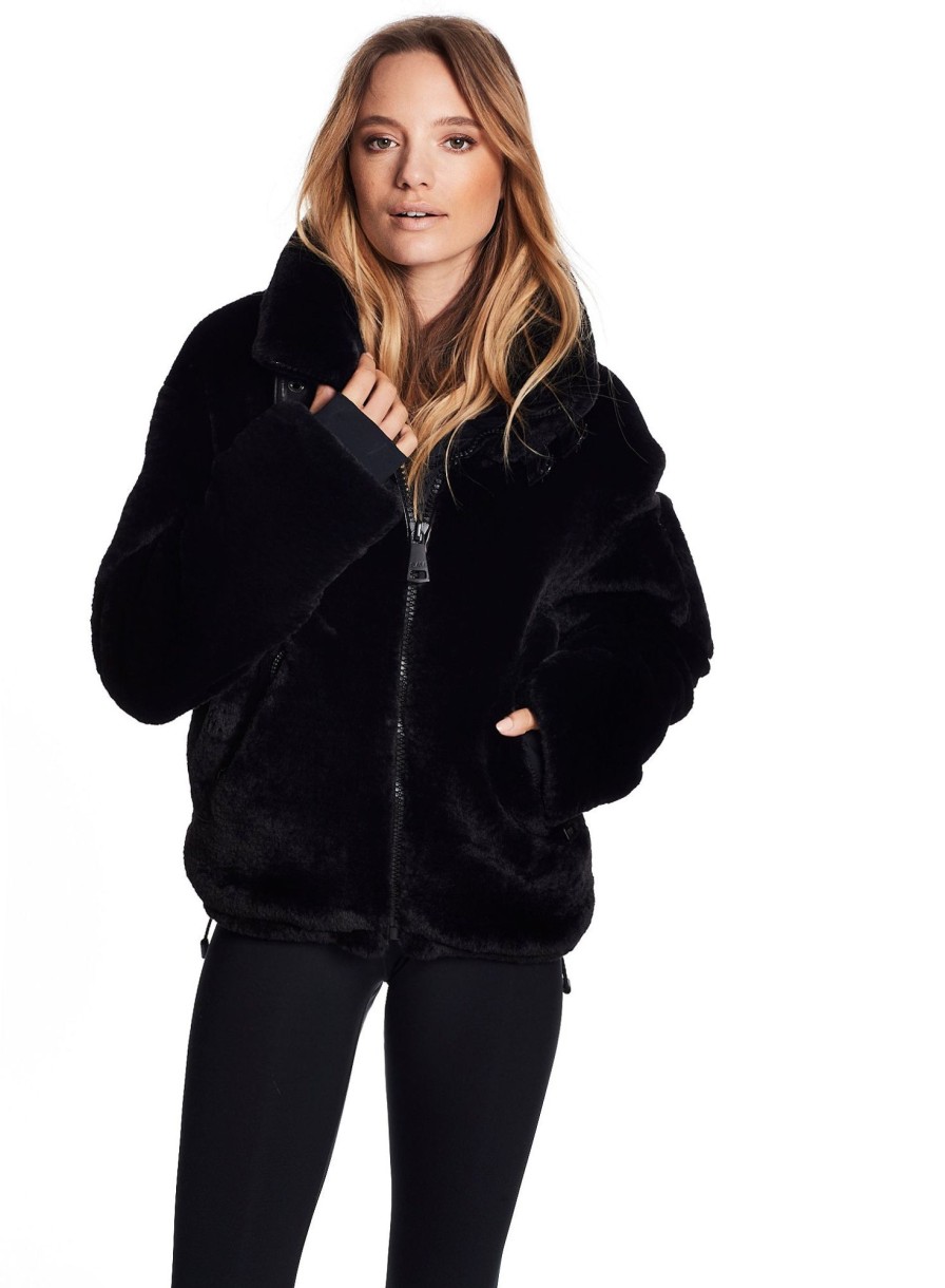 SAM Faux Fur Denver Black New